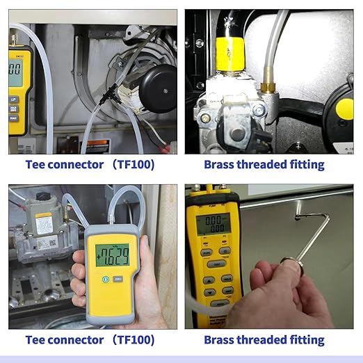Manometer Probe Kit Compatible with Fieldpiece JL3KM, SDMN5, SDMN6, ADMN2 and Klein Tools ET180 Digital Manometer, HVAC Pitot Static Tube Fit