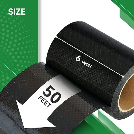 RV Underbelly Tape 6" x50', RV Underbelly Material, Waterproof Permanent Sealing Adhesive for RV, Camper Travel Trailer, Mobile Home, Tear Repair Patch