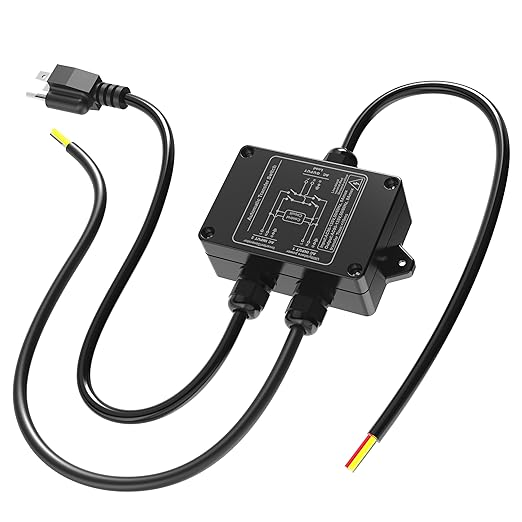 Automatic Transfer Switch ATS Auto Transfer Switch Transfer Switchs for Home Generator AC 90-135V, for Surveillance Camera, Computer Room.（AC Double Switching）