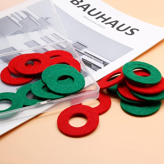20 PCS Battery Terminal Anti Corrosion Washers Fiber, 10 Red & 10 Green Battery Terminal Protector