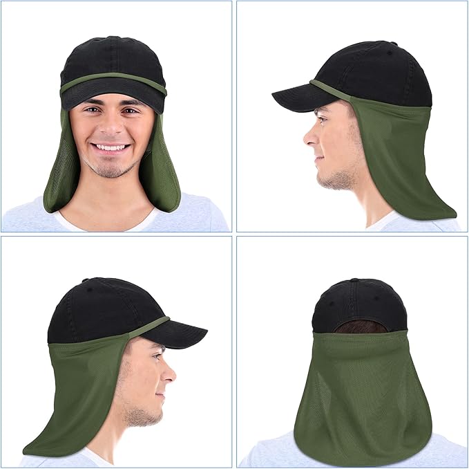 Tatuo Neck Drape UV Sun Protection Gaiter Adjustable Unisex Multifunctional 2 in 1 Face Covering for Outdoor Sports Fishing