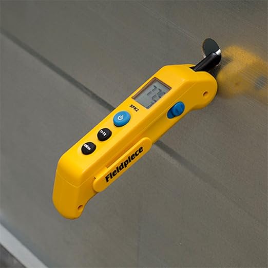 Fieldpiece SPK2 Folding Pocket in-Duct Thermometer with MAX/MIN Hold and Stainless Steel Probe