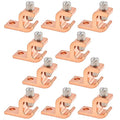 Copper-Aluminium Alloy Clad Technology Lay in Connector, Swimming Pool Bonding Grounding Lay-in Lug (10PCS, CU-ALU Alloy Lay-in-Lug1/0-14awg)