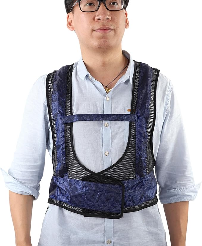 Air Vest Cooling Waistcoat, Welding Steel Cooling Air Jacket Vest Cool, Vortex Tube Compressed Air Conditioning Cooling Vests with Self Compressor for High Temperature Use