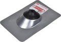 Oatey 11830 Galvanized 0.5" - 1" pipe diameter No-Calk, Solar Roof Flashing 9" x 12.5" Base