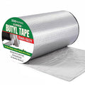 ECOHomes Aluminum Butyl Tape, Waterproof Aluminum Foil Tape for Leaks (8 Inch Wide) | Butyl Seal Tape for Roofs, Gutter Repair, Gutter Holes, Pipes, Metal Roof Patch, RV, Plumbing and Outdoor Sealing