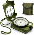 Hiking Compass for Survival, Lensatic Compass – Water-Resistant & Durable for Camping, Backpacking, Hunting, Outdoor Adventures (Plastic)