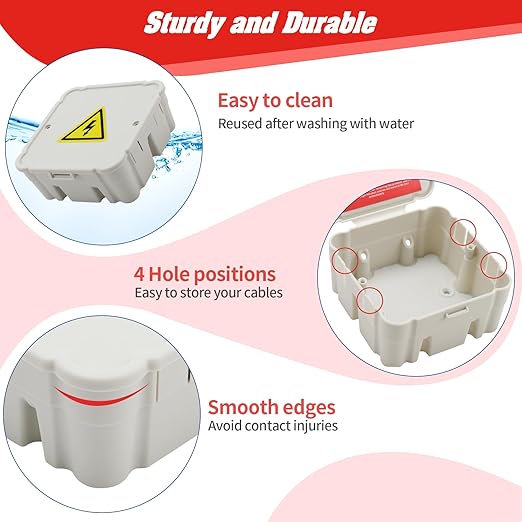 Open Splice repairing, One-Piece Grey Wire junction box (6-pack) - 5 Second Easy Installation
