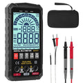WGGE Digital Multimeter Voltmeter Smart Electrical Tester Measures Voltage Current Resistance Continuity Duty-Cycle Capacitance Temperature Frequency Auto Ranging 6000 Counts TRMS
