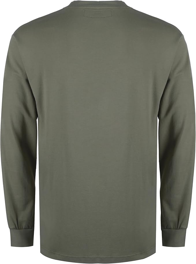 BOCOMAL FR Shirts Henley 7oz Midweight Fire Resistant Clothing NFPA2112 CAT2 Men's Flame Retardant Work Shirt