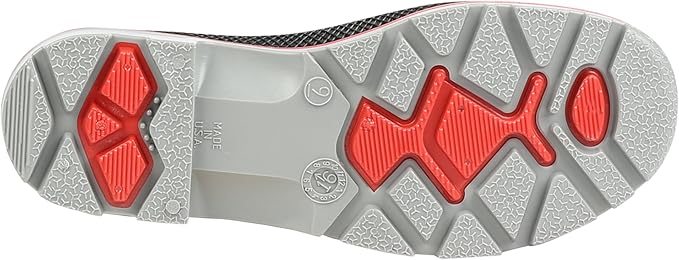 Servus XTP 15" PVC Chemical-Resistant Soft Toe Men's Work Boots, Black, Red & Grey (75108)