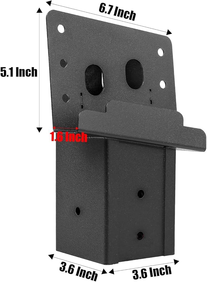 Deer Stand Brackets,Outdoor 4"x 4" Compound Angle Brackets for Deer Stand Hunting Blinds Shooting Shack and Tree Houses