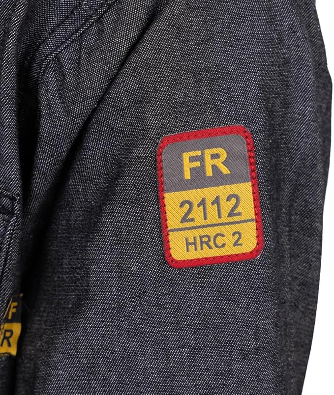 Flame Resistant FR Denim Shirt - 100% C - 7 oz