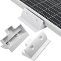 Solar Panel Mounting Brackets, PC Corner Bracket Solar Panel Roof Drill-Free Mount for RV, Boats (2pcs-Side mounting Bracket)