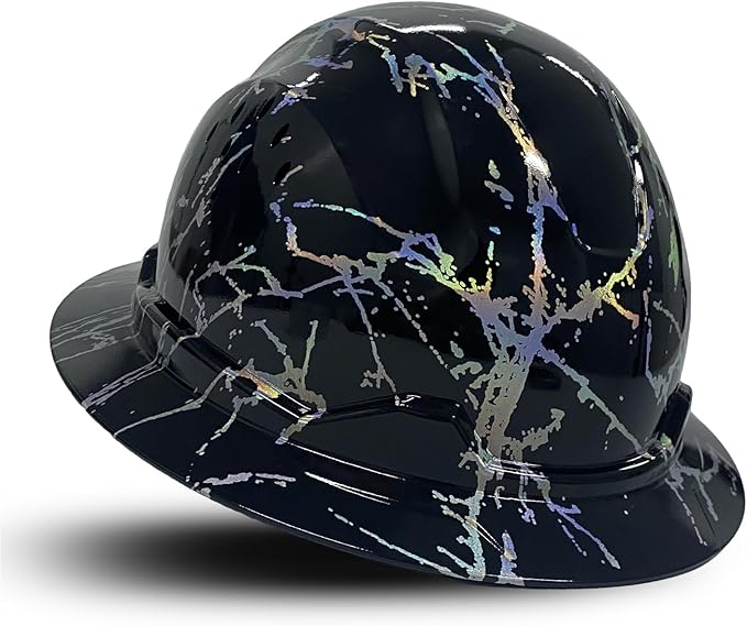 Hard Hat Full Brim Hardhats Safety Helmet Hydro Dipping HDPE ANSI Type Ⅰ Class C Certified ANSI Z89.1 Construction Work Industrial Vented
