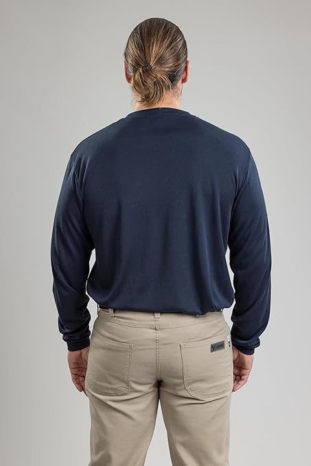 DRIFIRE Power Dry FR Long Sleeve T-Shirt (Navy - XL)