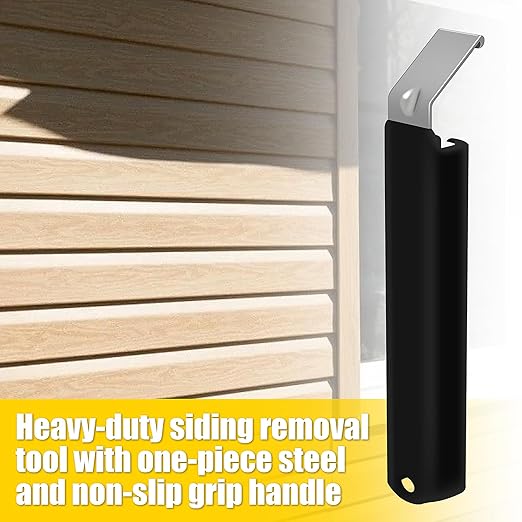 2pc 7in Vinyl Siding Removal Tool with Steel Blade and Long Handle,Vinyl Installation and Removal Tool,Without Causing Any Damage to The Siding(2)