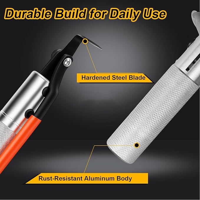 LIHAISHENG Auto Windshield Removal Tool with T-Handle – Manual Windshield Cut-Out Knife for Car Glass Replacement, Urethane Adhesive Cutter with Durable Blade and Non-Slip Grip