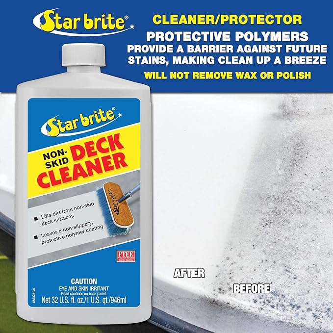 STAR BRITE Complete Boat Care Kit - Durable Vinyl Bucket with Marine-Grade Cleaners & Tools (083701N)