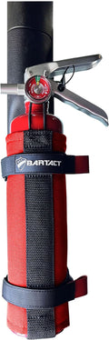Bartact - 2.5 lb Roll Bar Fire Extinguisher Mount for Vehicle Holder, Adjustable Fire Extinguisher Holder Mount, US Made Universal Vehicle Fire Extinguisher Holder Fits All Roll Bars (Red)