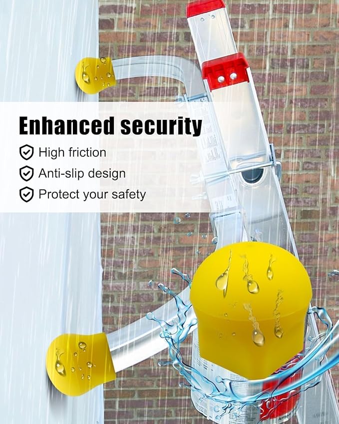 Ladder Stabilizer Bumpers Fits for Werner Extension, Stabilizer Pads, Non-Slip Ladder Rubber End Caps, Extension Ladder Mitts, 2PCS