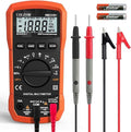 Digital Multimeter,Multimeter Tester, High Sensitivity Voltmeter Ammeter Ohmmeter NCV Circuit Checker Measures AC/DC Voltage,AC/DC Current, Resistance, Diodes, Continuity, Transistor (Black)