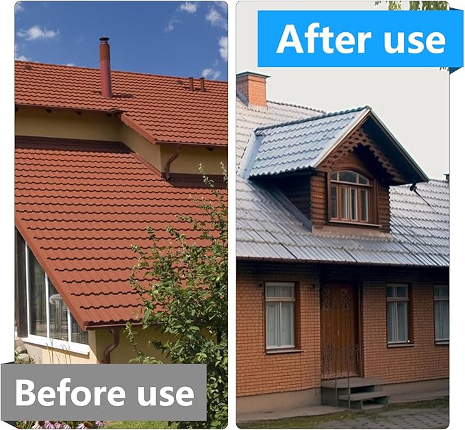 ELECTRAPICK Aluminum Flashing Roll,8in x 10ft Metal Roof Panels,32 Gauge (0.0078"/0.2mm) Aluminum Sheet Roll for Roofing Panels and DIY, Outdoor Gardens,Sealing Windows Doors, Stains Prevention