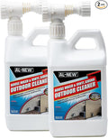 AL-NEW Outdoor Cleaner | Versatile Outdoor Cleaner 64oz Hose End Sprayer (Pack of 2) (House Wash & Vinyl Siding Outdoor Cleaner)