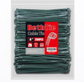 BethTie 8 Inch Dark Green Zip Ties (2500 Pack), 65 LBS Tensile Strength, Self-Locking Nylon PA66 UV Resistant Cable Ties for Indoor and Outdoor Use