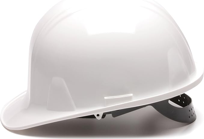 Pyramex Safety SL Series Cap Style Hard Hat, 4-Point Snap Lock Suspension