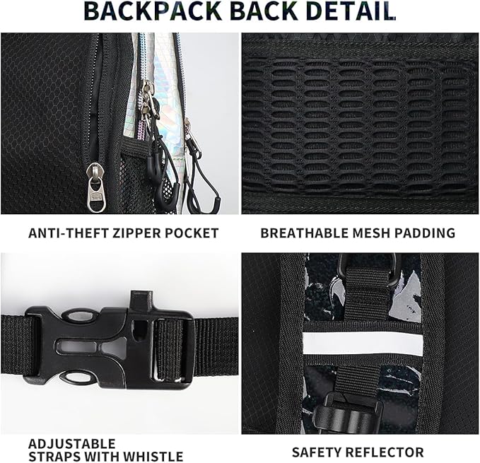 Hydration Pack, Hydration Backpack with 2L Hydration Bladder, Festival Essential Water Backpack, Lightweight Hydration Bag Hydropack Hydro for Running, Biking, Music Festival Gear, Rave