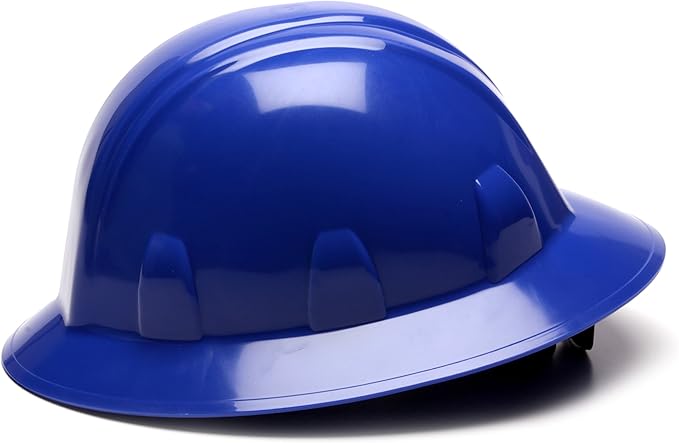 Pyramex Safety SL Series Full Brim Hard Hat 4-Point Ratchet Suspension