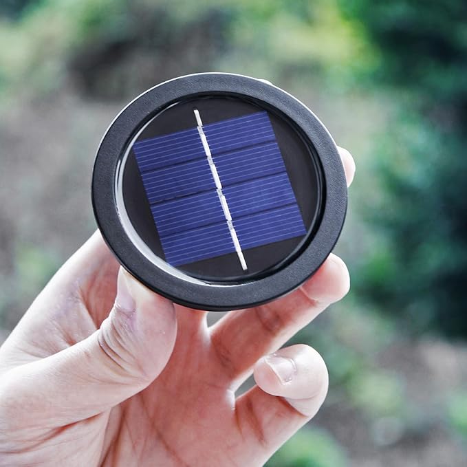 4 Pack Solar Light Replacement Tops(2.76 Inch Top, 2.36 Inch Bottom), Waterproof Replacement Solar Lantern Parts for Outdoor Hanging Lanterns DIY Table Lights Garden Patio Decor