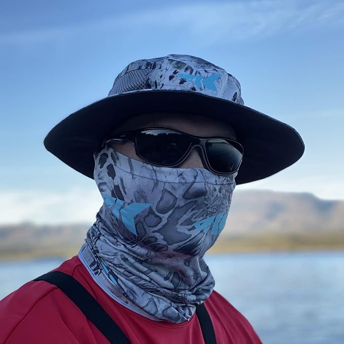 KastKing Sol Armis Neck Gaiter - UPF 50 Face Mask - UV Sun Protection Mask for Men & Women, Fishing, Hiking