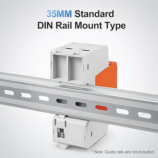 Baomain 2P (1P+N) Surge Protective,1000V DC 40kA,BMD1-C40 Single-Phase SPD with Neutral Protection,for Solar Charge Controllers and Industrial DC Circuits,DIN Rail Mounting,Flame Retardant Housing