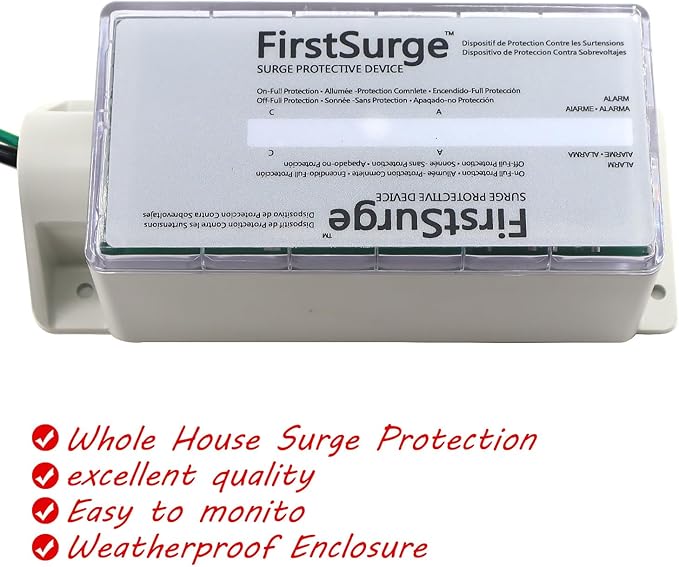 FS140 Surge Protection Device 140,000 Amps Whole House Surge Protection Device for use with Any Brand 120/240V Load Center