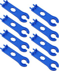 Wealrit 4 Pairs MC4 Solar Connector Tools Solar Spanner Wrenches Solar Disconnecting Tools Crimping Tools(Blue)