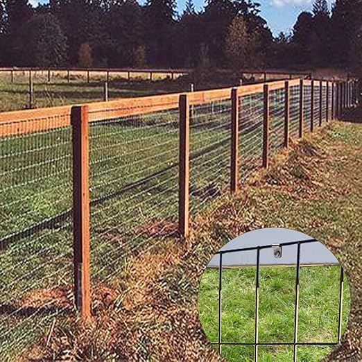 500 Pcs Fence Wire Clamps Agricultural Fencing Mounting Clips, Stainless Steel Wire Clips Cord Clamp for Mount 12-16 Gauge Welded Wire to Wood, Metal or Vinyl Fence