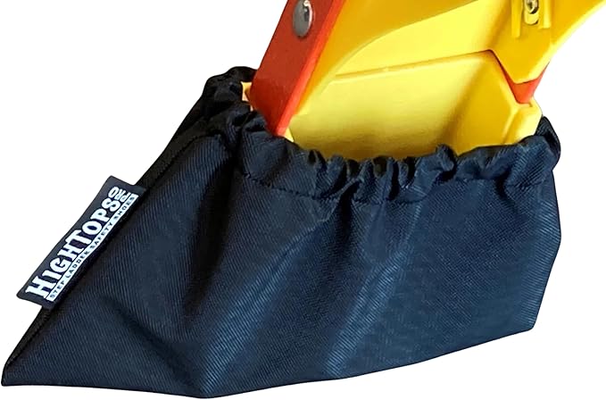 Step Ladder Safety Floor Protectors - Reusable Ladder Foot Covers - Lab Tested - Made in The USA – Color: Black - Set of 4, HT4BK