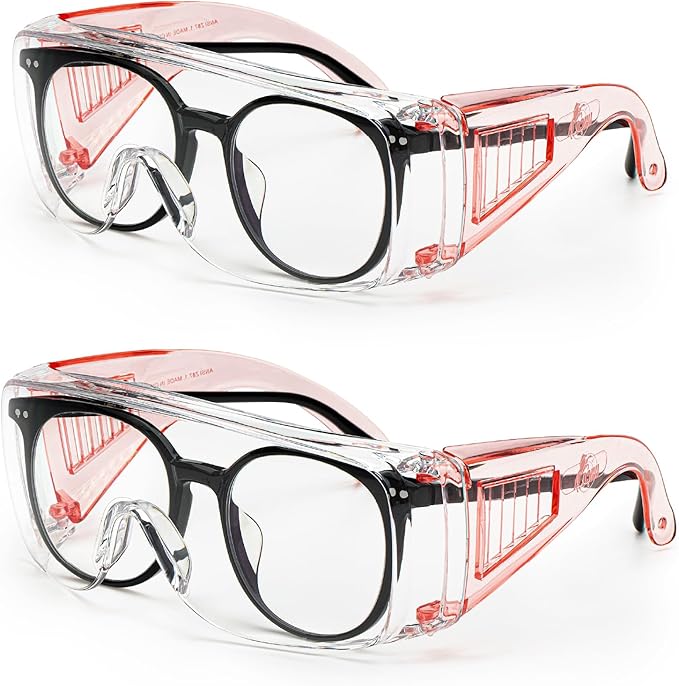 UNCO- Safety Goggles Over Glasses, Protective Goggles, Anti Fog, Work, Safety Glasses Over
