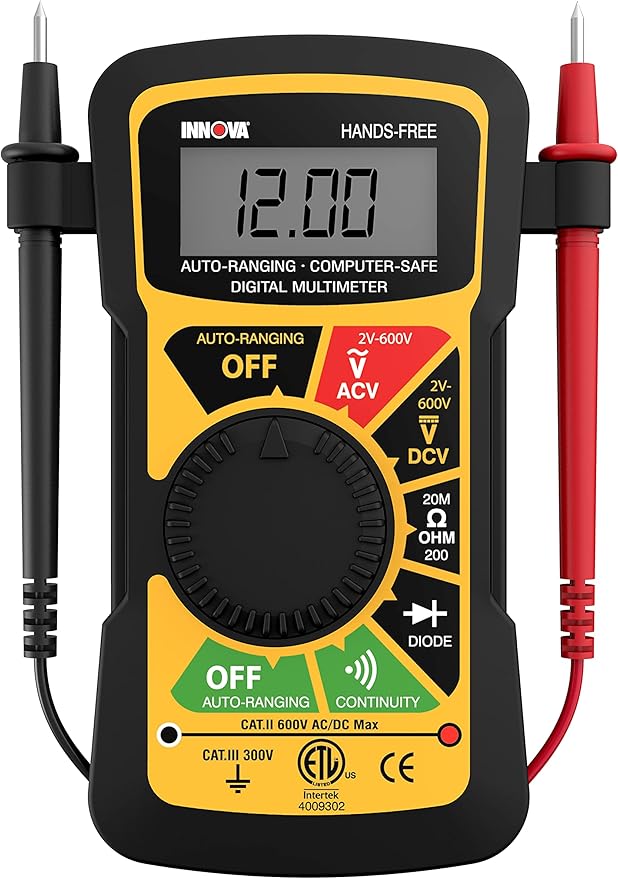 Innova 3300 Hands-Free Digital Multimeter Black