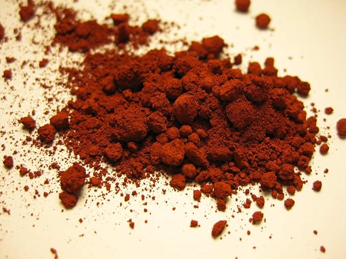GlobMarble Red Iron Oxide Powder Concrete 1 lb Bag - High-Coverage Powder for Vibrant Color - Perfectly Suited for Concrete Color Pigment & Dye Applications