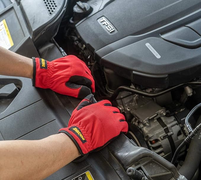 High Performance Work Gloves For Men(3 Pairs Pack), High Dexterity Touch Screen For Multipurpose,Excellent Grip (XX-Large)