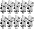10PCS Solar Panel Mounting Brackets Standing Seam,Aluminum Alloy Grounding Lug, Solar Grounding Clips for Solar Mounting System Panel Brackets Clamps Photovoltaic Support Parts
