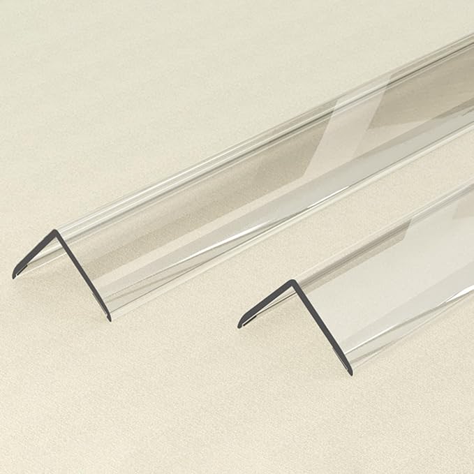 Wall Corner Protector - 4PCS, 16"x1.18" - Self Adhesive Clear Corner Protectors for Walls, Cabinet Doors, Edge Protector Trim; Easy to Install Corner Guards for Walls (40.6cm x 3cm)