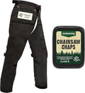 FORESTER Chainsaw Chaps for Men & Women | Apron-Style Chaps with Pocket & Adjustable Waist | Chainsaw Safety Equipment