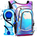 Hydration Pack, Hydration Backpack with 2L Hydration Bladder, Festival Essential Water Backpack, Lightweight Hydration Bag Hydropack Hydro for Running, Biking, Music Festival Gear, Rave