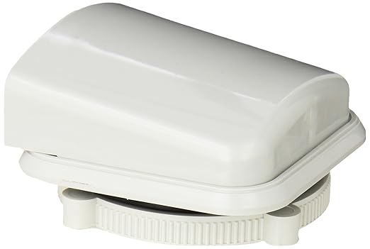 Bud Industries IPV-1115 IP32 Air Vent Fan Dia 2.91" L x 2.76" W x 2" D, Gray