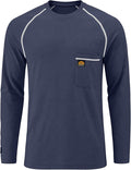 WORKWEYA FR Shirts Flame Resistant Shirt 6.5oz Men's NFPA 2112/CAT2 Long Sleeve Shirt