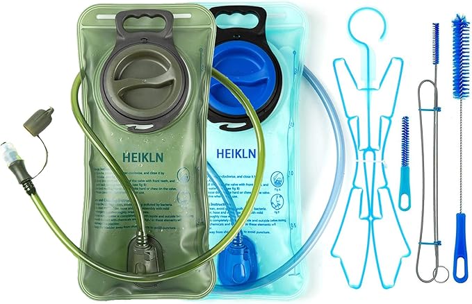 Hydration Bladder 1.5L-2L-2.5L-3L,Leak Proof Water Reservoir, BPA Free Military Water Storage Bladder Bag Hydration Pack Replacement Easy Clean for Bicycling Hiking Camping Hunting Running